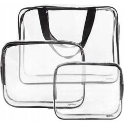 Northix Soulima Transparent toiletry bag 3in1 Souli. [Levering: 6-14 dage]